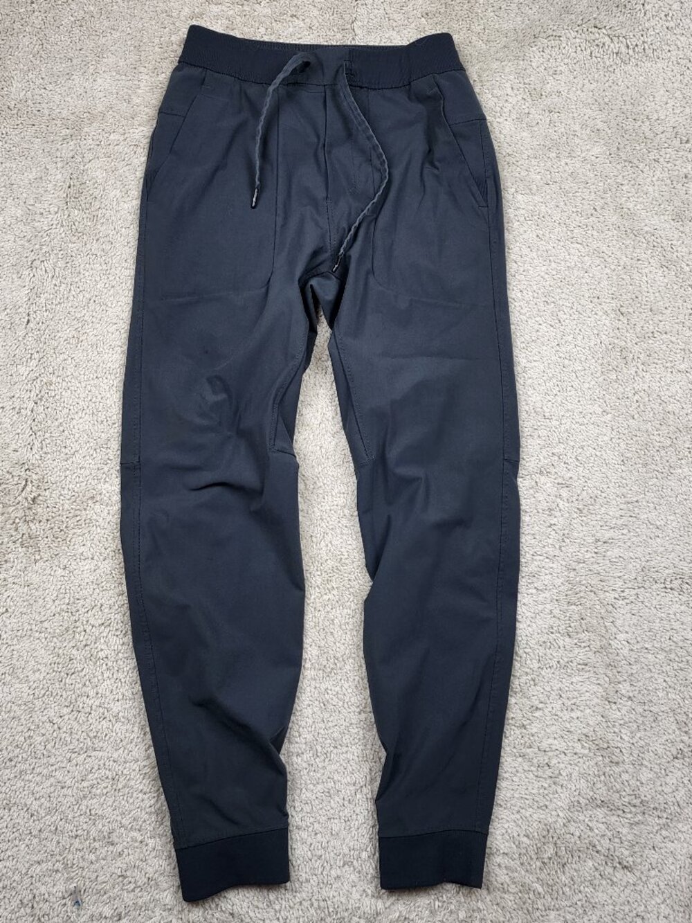 Lululemon Jogger Tapered Cuffed Blue Steel Men's Size Small  REI USA Gym Workout